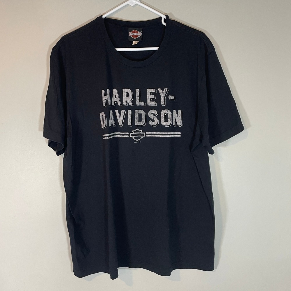 Harley-Davidson Natchez Trace Alabama License Plate Graphic Tee Black 2XL Mens